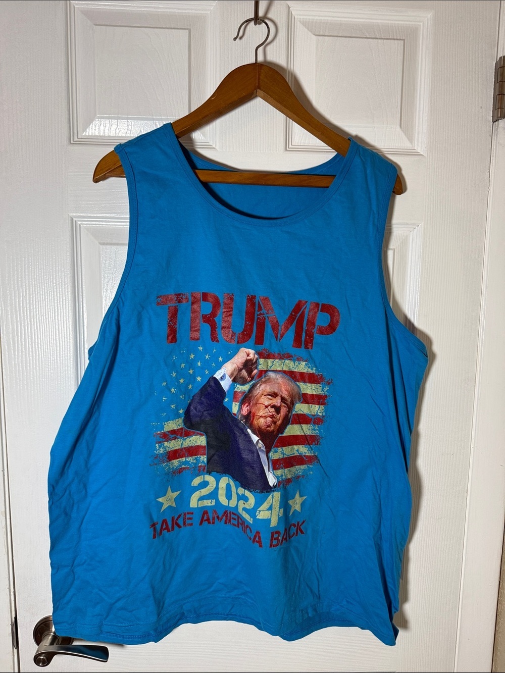 Trump Fist Maga USA Tank Top XL